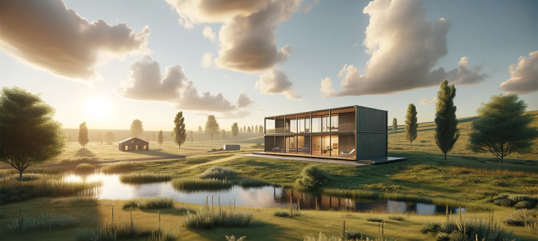 Picture of a beautiful Expandable Shipping Container Homes