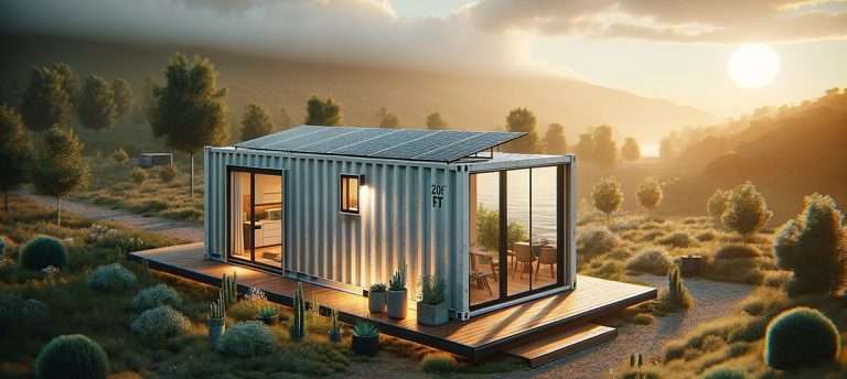 The Rise of Minimalist Living Exploring the Benefits of 20ft Shipping Container Homes. Picture of a Container Home